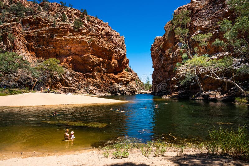 View Of The Waterhole In The Garden Of Eden In Kings Canyon In