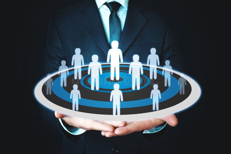 People team on target. Concept of business, leadership, success, teamwork, goal royalty free stock photo People team on target. Concept of business, leadership, success, teamwork, goal royalty free stock photo