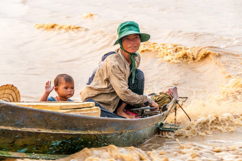 People from Tonle Sap Lake stock images People from Tonle Sap Lake stock images
