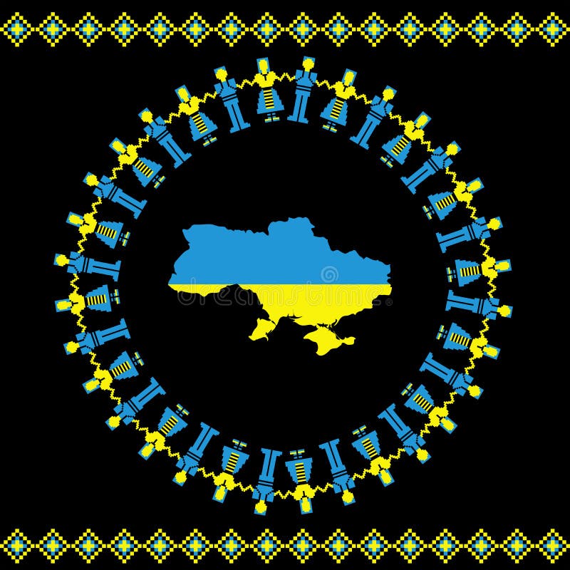 people-in-ukraine-flag-colors-dancing-around-the-ukraine-map-stock