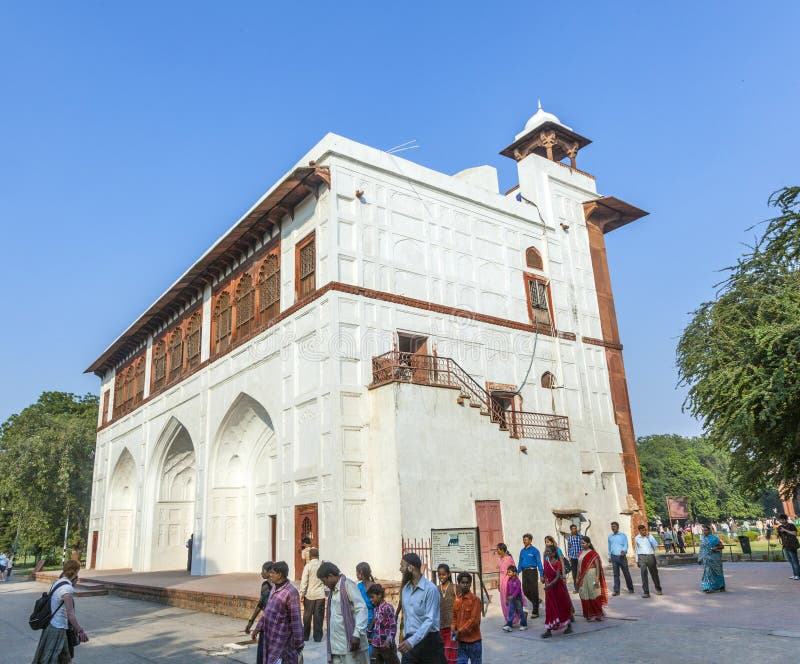 People visit the Red Fort in Delhi