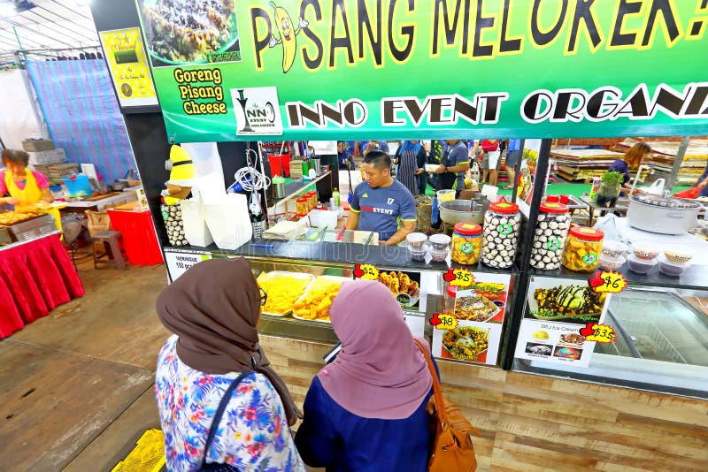 Singapore Night Market Pasar  Malam Editorial Stock Image 