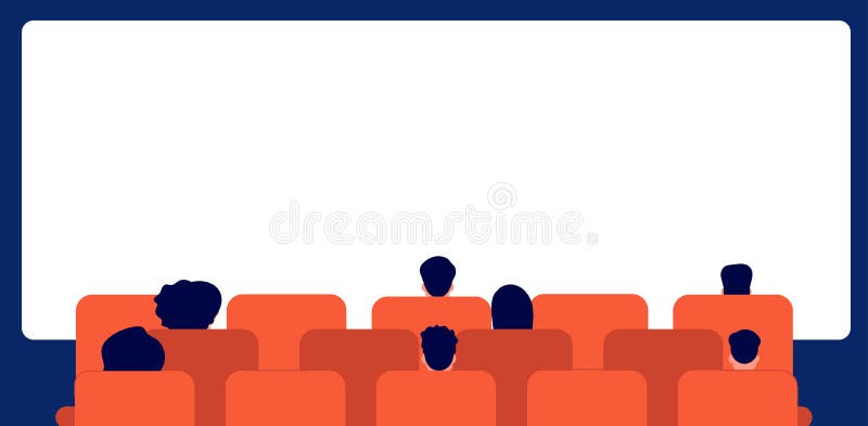 People Watching Movie. Cinema Audience, Cartoon Person Sitting Back Stock Vector - Illustration of film, movie: 195693714 People Watching Movie. Cinema Audience, Cartoon Person Sitting Back Stock Vector - Illustration of film, movie: 195693714