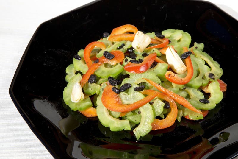 Pepene galben amărât stock photo