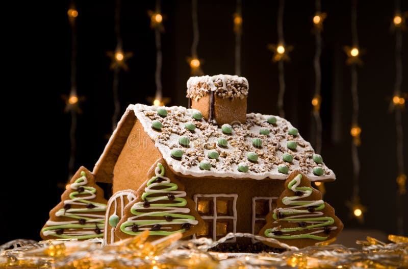 Pepparkakahus arkivfoton