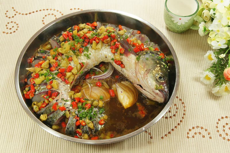 Pepper fish stock photo. Image of deli, chili, fish, food 25832422