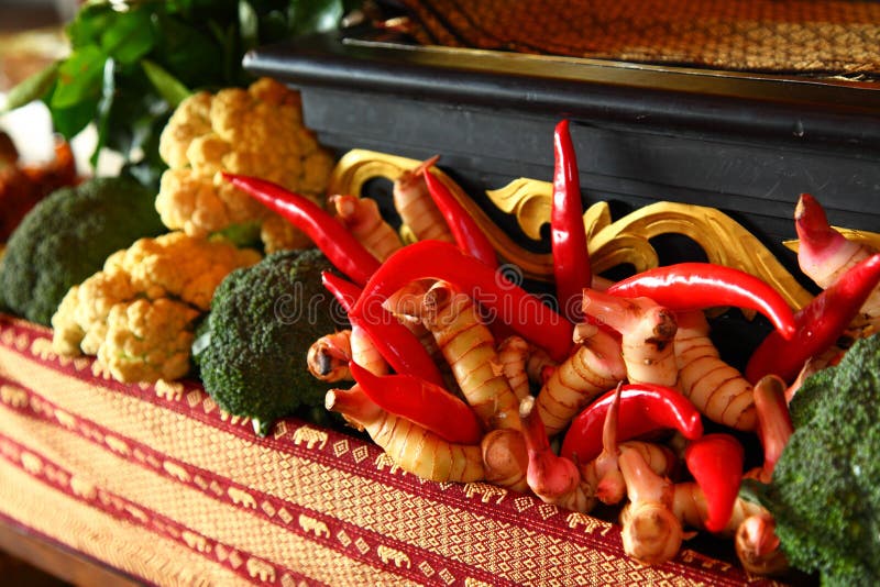 Pepper red fresh flavoring herbs and spices. / Brock Broccoli / stock image