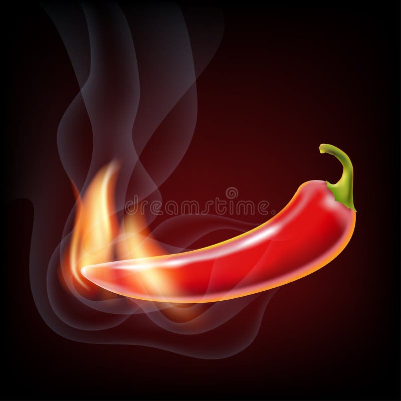 Pepper smoke and fire