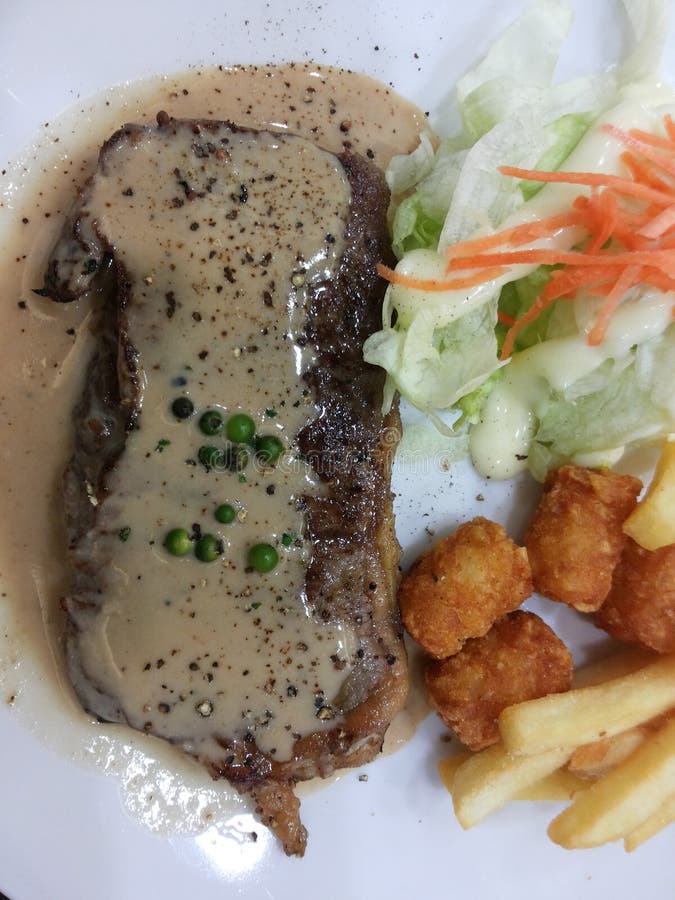 Pepper steak stock image. Image of steak, meat, food 62555147