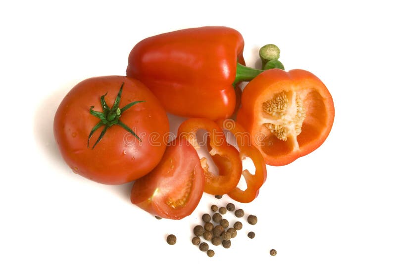 Pepper, tomato and spice