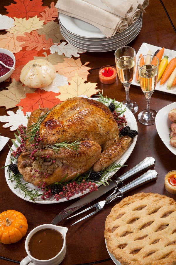 Pepper Turkey for Thanksgiving Stock Image - Image of decorated ...
