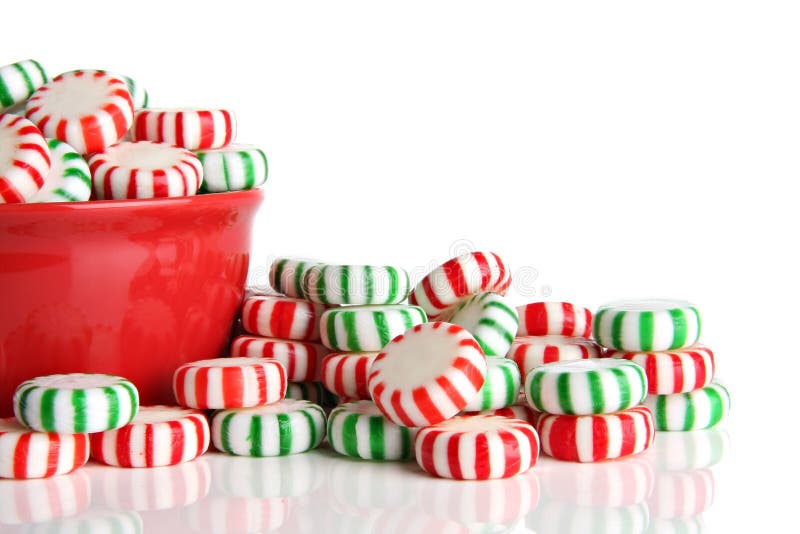 Peppermint Christmas candy