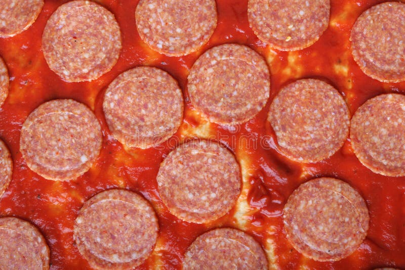 Pepperoni background