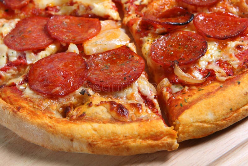 Pepperoni Pizza stock photography Pepperoni Pizza stock photography