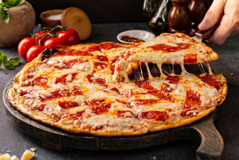 174 Pizza Stringy Cheese Stock Photos - Free & Royalty-Free Stock ...