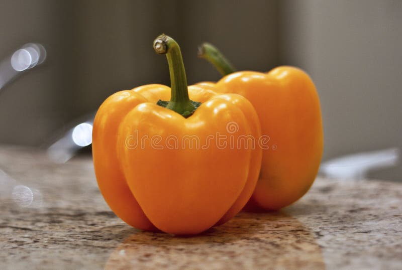 Peppers in a kitchen stock photo. Image of food, snack 67395264