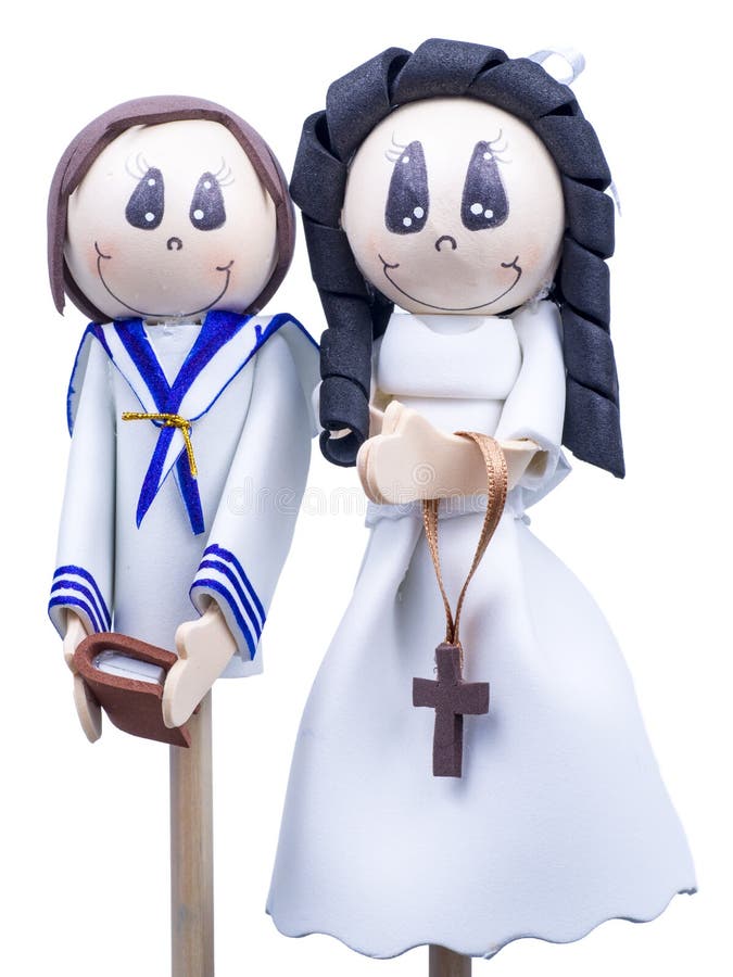 Pequeñas Figuras Hechas a Mano De Los Niños Vestidos Para La Primera Comunión Foto de archivo - Imagen de cristianismo, primero: 30108644 Pequeñas Figuras Hechas a Mano De Los Niños Vestidos Para La Primera Comunión Foto de archivo - Imagen de cristianismo, primero: 30108644