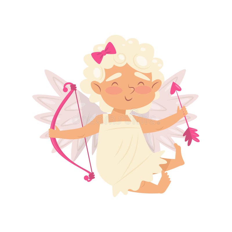 Pequeno Angel Alegre Personaje De Dibujos Animados Del Bebe Con Las Alas El Arco Y La Flecha Vector Plano Para El Libro De Ninos Ilustracion Del Vector Ilustracion De Flecha Humano Pequeno Angel Alegre Personaje De Dibujos Animados Del Bebe Con Las Alas El Arco Y La Flecha Vector Plano Para El Libro De Ninos Ilustracion Del Vector Ilustracion De Flecha Humano