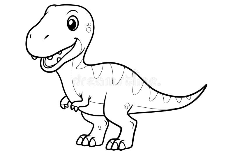 Desenho Animado Com O Personagem Dinossauro Do Pequeno Tiranossauro Rex  Ilustração Stock - Ilustração de logotipo, brinquedo: 232546479