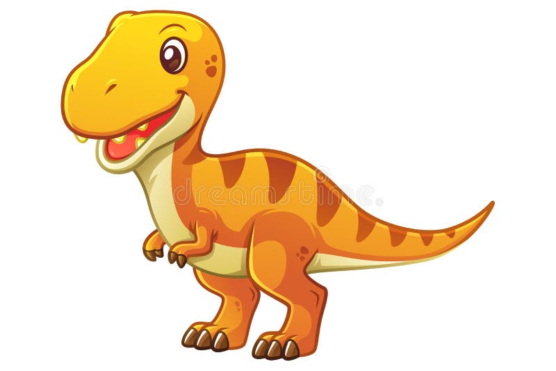 Desenho Animado Com O Personagem Dinossauro Do Pequeno Tiranossauro Rex  Ilustração Stock - Ilustração de logotipo, brinquedo: 232546479