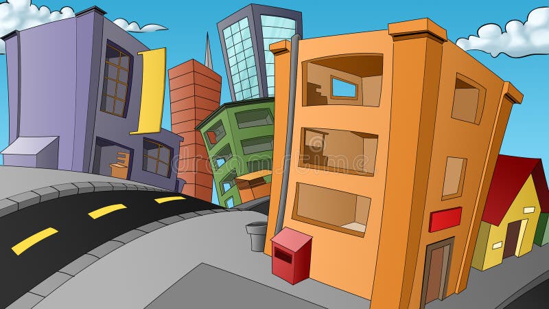 Pequeña ciudad libre illustration Pequeña ciudad libre illustration