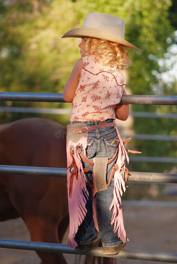 Pequeño cowgirl.