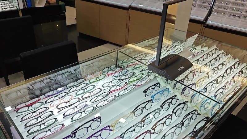 Scene of optometry services and accessories available at Aeon Shopping Mall Focus Point Optical Store