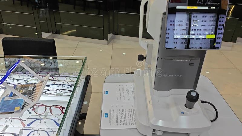 Scene of optometry services and accessories available at Aeon Shopping Mall Focus Point Optical Store