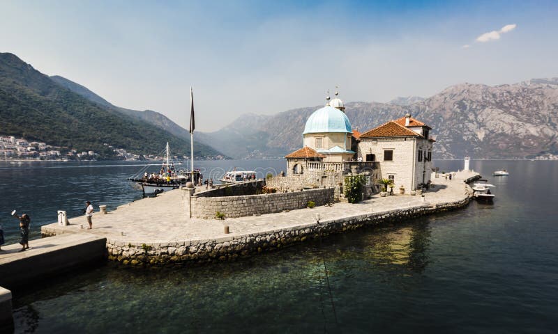 PERAST, ilha de MONTENEGRO imagens de stock royalty free PERAST, ilha de MONTENEGRO imagens de stock royalty free