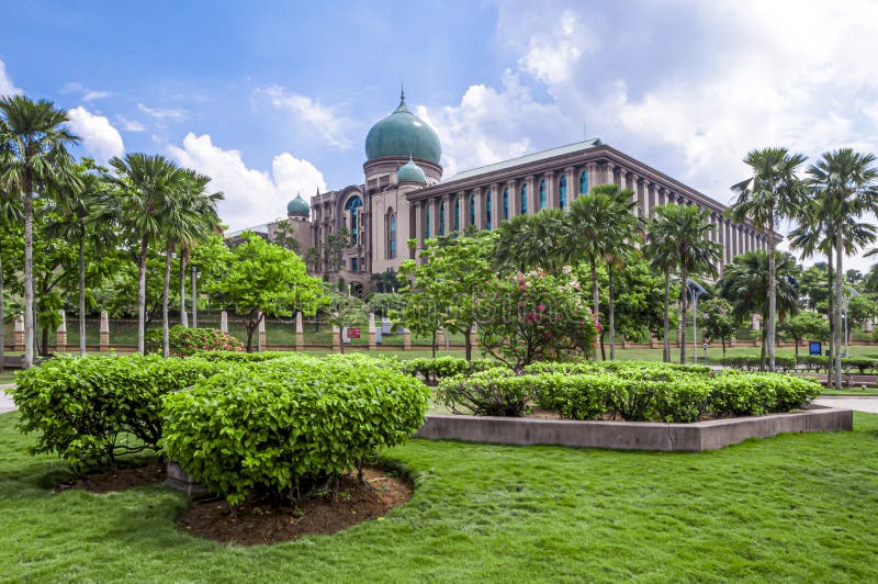 Perdana Putra, residência do primeiro-ministro da Malásia em Putrajaya, Malásia Perdana Putra, residência do primeiro-ministro da Malásia em Putrajaya, Malásia