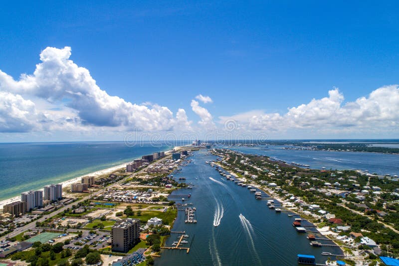 Perdido Key Beach, Florida stock photo. Image of landscape 254386416