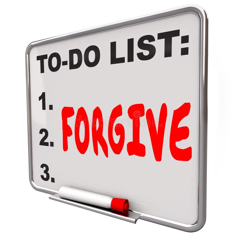 Perdoni la parola scritta per fare il bordo Grace Absolve Excuse Forge della lista illustrazione vettoriale Perdoni la parola scritta per fare il bordo Grace Absolve Excuse Forge della lista illustrazione vettoriale