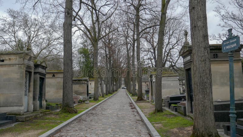 Pere Lachaise Cemetery is Popular in the French Capital Editorial ...