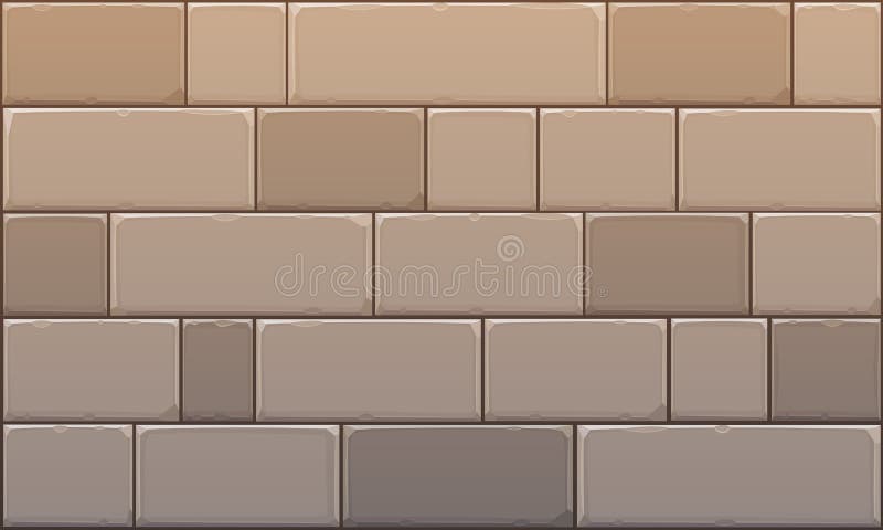 Perete bloc piatră vector illustration