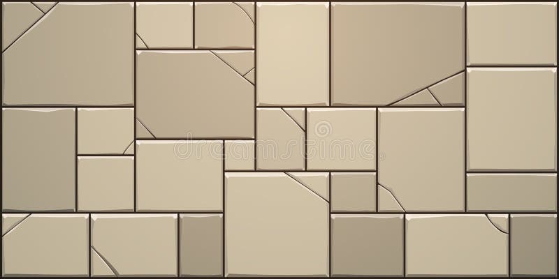 Perete din piatră fiscrată vector illustration