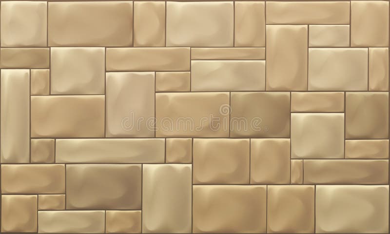 Perete din piatră vector stock illustration