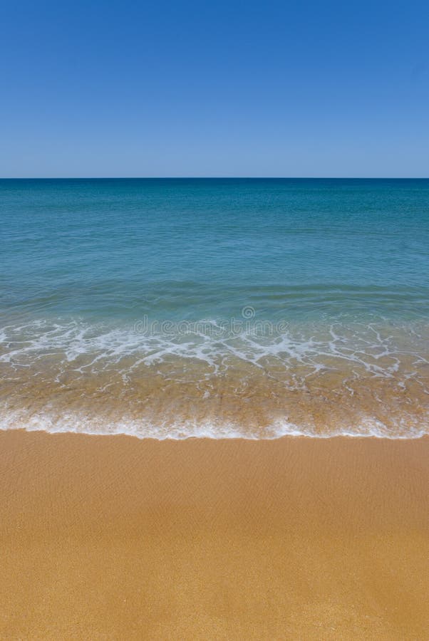 The Perfect Beach Beauty. a Sun Kissed Woman Relaxing on the Beach in a ...