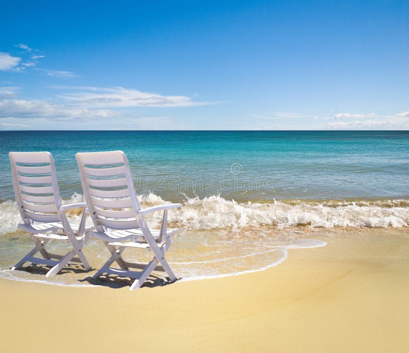 Perfect beach setting stock photo. Image of beach, turquoise 10320856