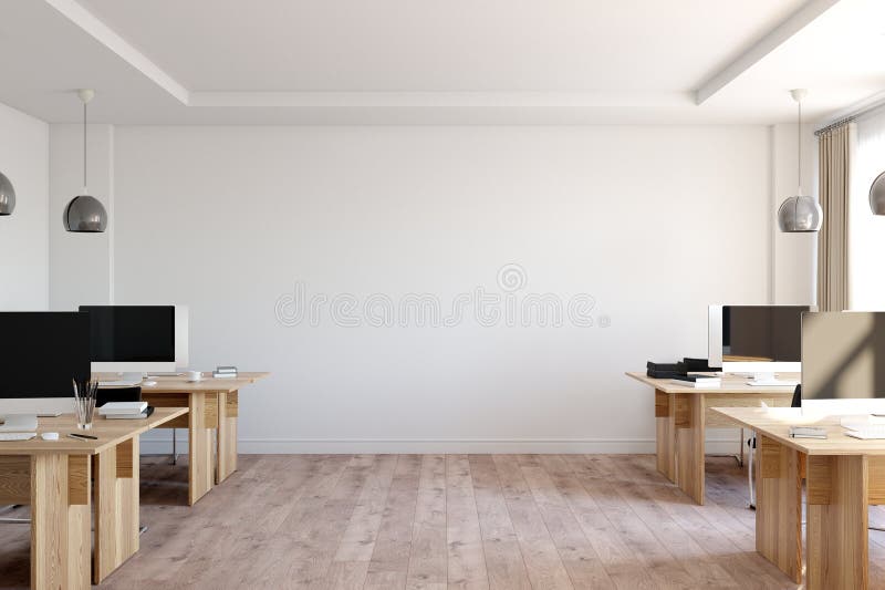 Office Wall Mock Up Interior. Wall Art. 3d Rendering, 3d Illustration  Editorial Image - Illustration of concept, mockup: 110215530
