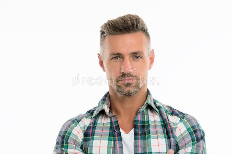 Perfect Fringe. Styling Fringe Requires that You Apply Some Pomade or Wax  and Comb Hair Forward Stock Photo - Image of bearded, perfect: 178940820