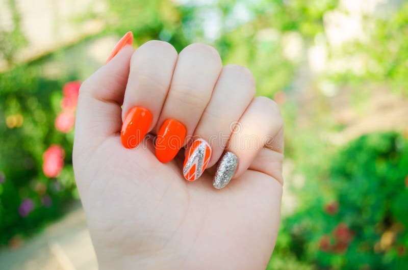 Perfect Manicure Natural Nails Attractive Modern Stock Photo 1203359449 |  Shutterstock