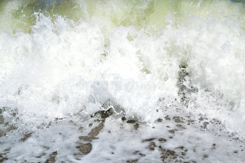 Perfect Mediterranean sea wave royalty free stock images