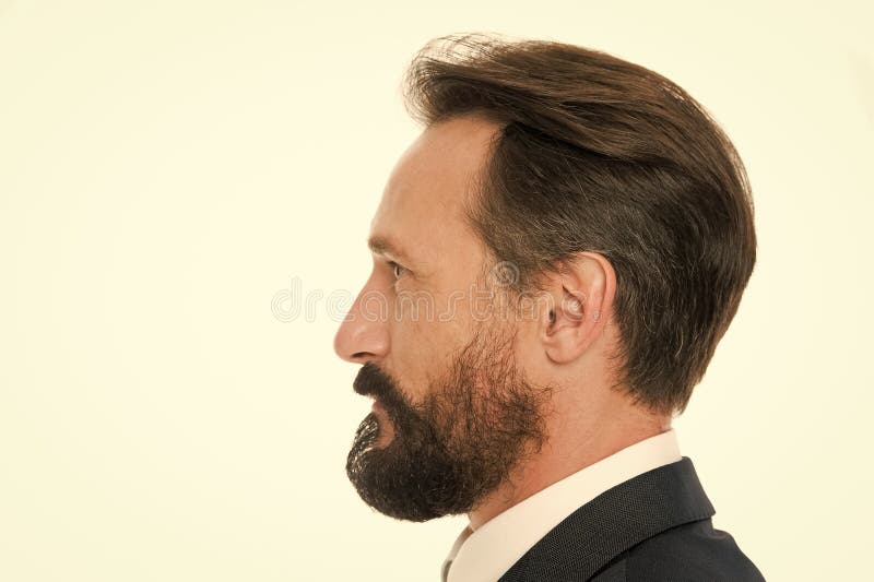 Perfect Style. Business Man Well Groomed Mature Guy Side View White Background. Business People Hairstyle Stock Photo - Image of handsome, manager: 145516840 Perfect Style. Business Man Well Groomed Mature Guy Side View White Background. Business People Hairstyle Stock Photo - Image of handsome, manager: 145516840