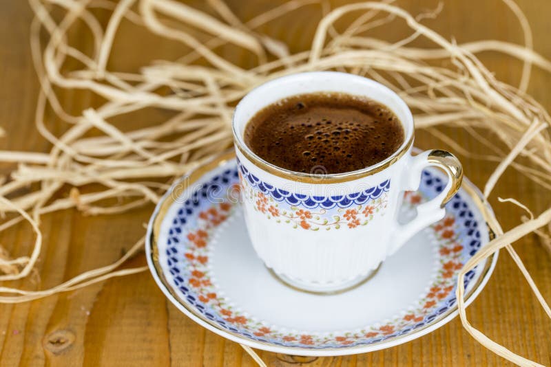Perfect Turkish Coffee with Bean Stock Photo Image of morning, energy