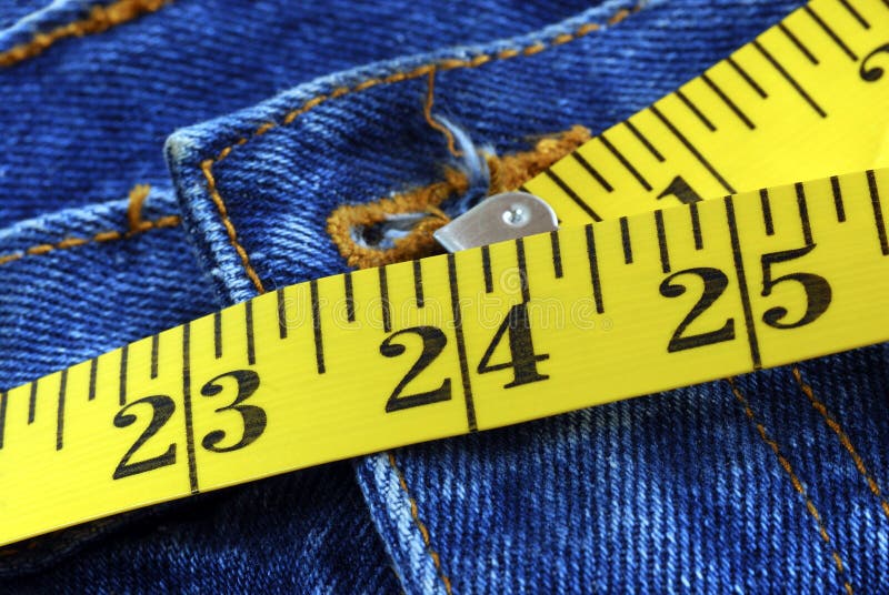 The Perfect Waist Size for a Lady Stock Photo Image of cotton, jeans
