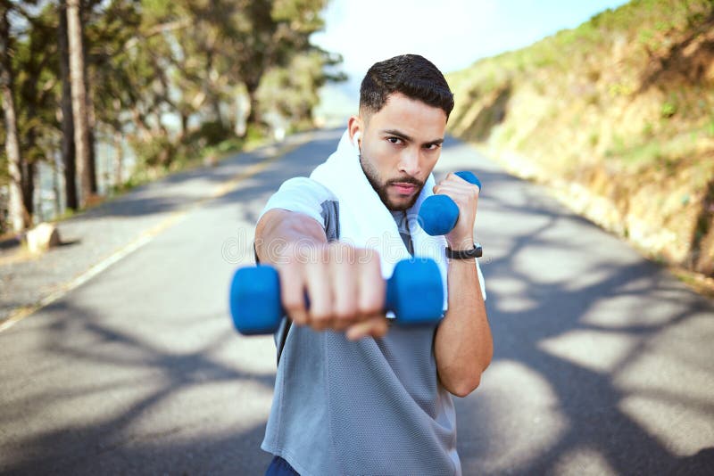 Punching Holding Small Weights