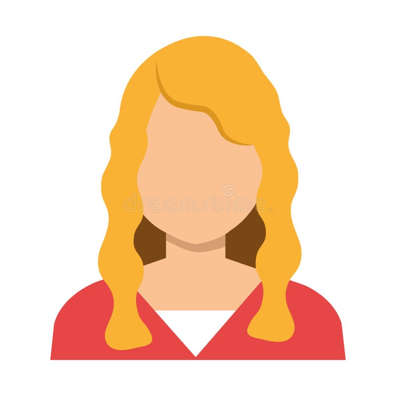 Elegant woman with nice hair and red blouse, vector illustration. Elegant woman with nice hair and red blouse, vector illustration.