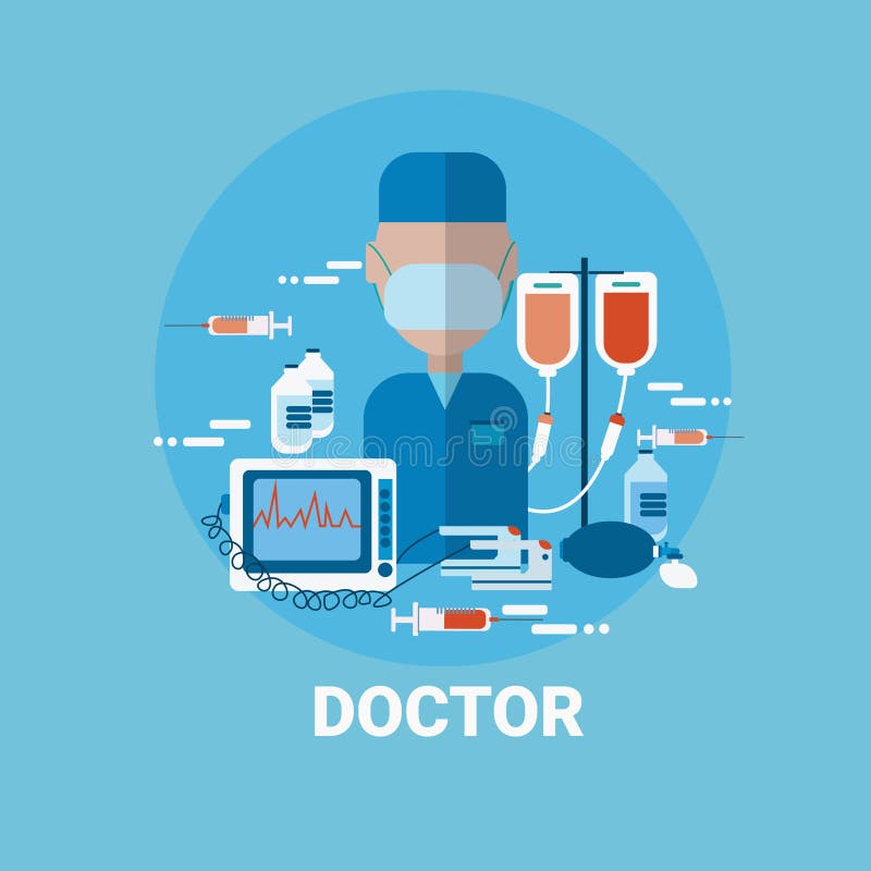 Perfil do trabalhador do doutor Icon Clinic Medical ilustração do vetor Perfil do trabalhador do doutor Icon Clinic Medical ilustração do vetor