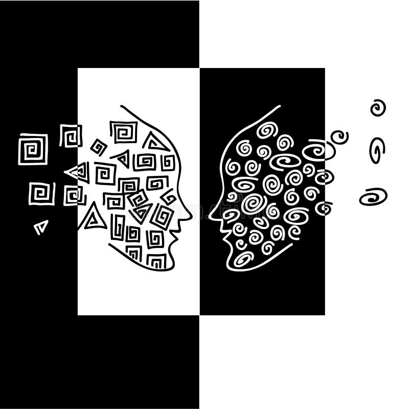  perfis ilustração royalty free