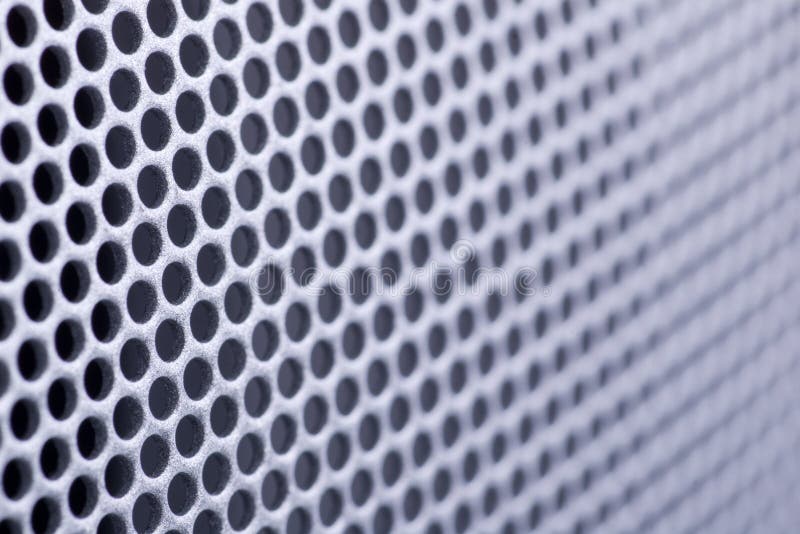 Perforated metal texture